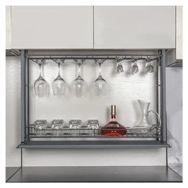 Niaj hnub nimno Cabinet Smart Home Design Wine Txee Cia Rack